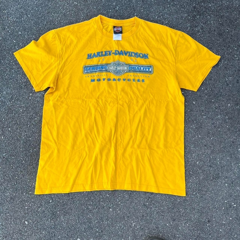 1990s Harley Davidson Graphic AOP shirt size XL
